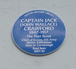 Ulster History Circle Blue Plaque for Captain Jack picture