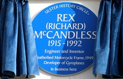 Blue Plaque to honour Rex McCandless picture