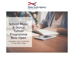 School Music & Dance Tuition Programme Now Open! picture