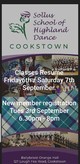 Highland Dance Classes commence in Cookstown