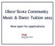 Ulster-Scots Community Music and Dance Tuition Opens