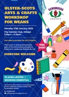 Ulster-Scots Arts & Crafts Workshop for Weans image