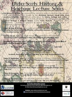 Ulster-Scots History and Heritage Lecture Series picture