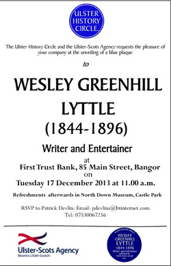 WG Lyttle Blue Plaque Unveiling picture