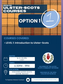 Ulster-Scots OCN: In-Person Courses picture